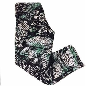 FLYWHEEL snakeskin print leggings
